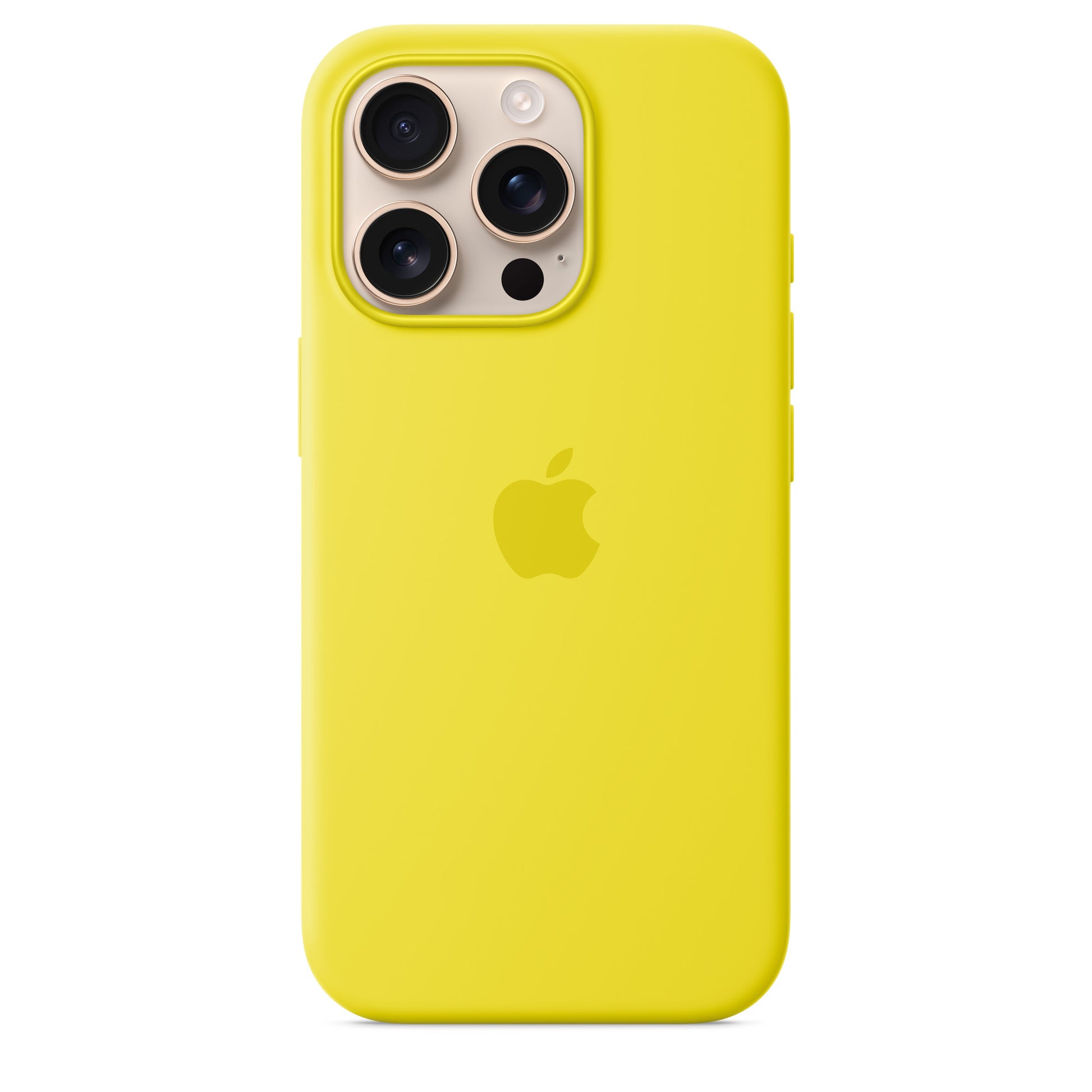 iPhone 16 Pro Silicon Magsafe Case with Camera Control Button & IC Working Animation) - Star Fruit