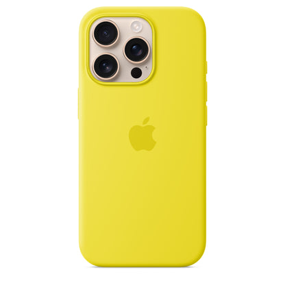 iPhone 16 Pro Silicon Magsafe Case with Camera Control Button & IC Working Animation) - Star Fruit