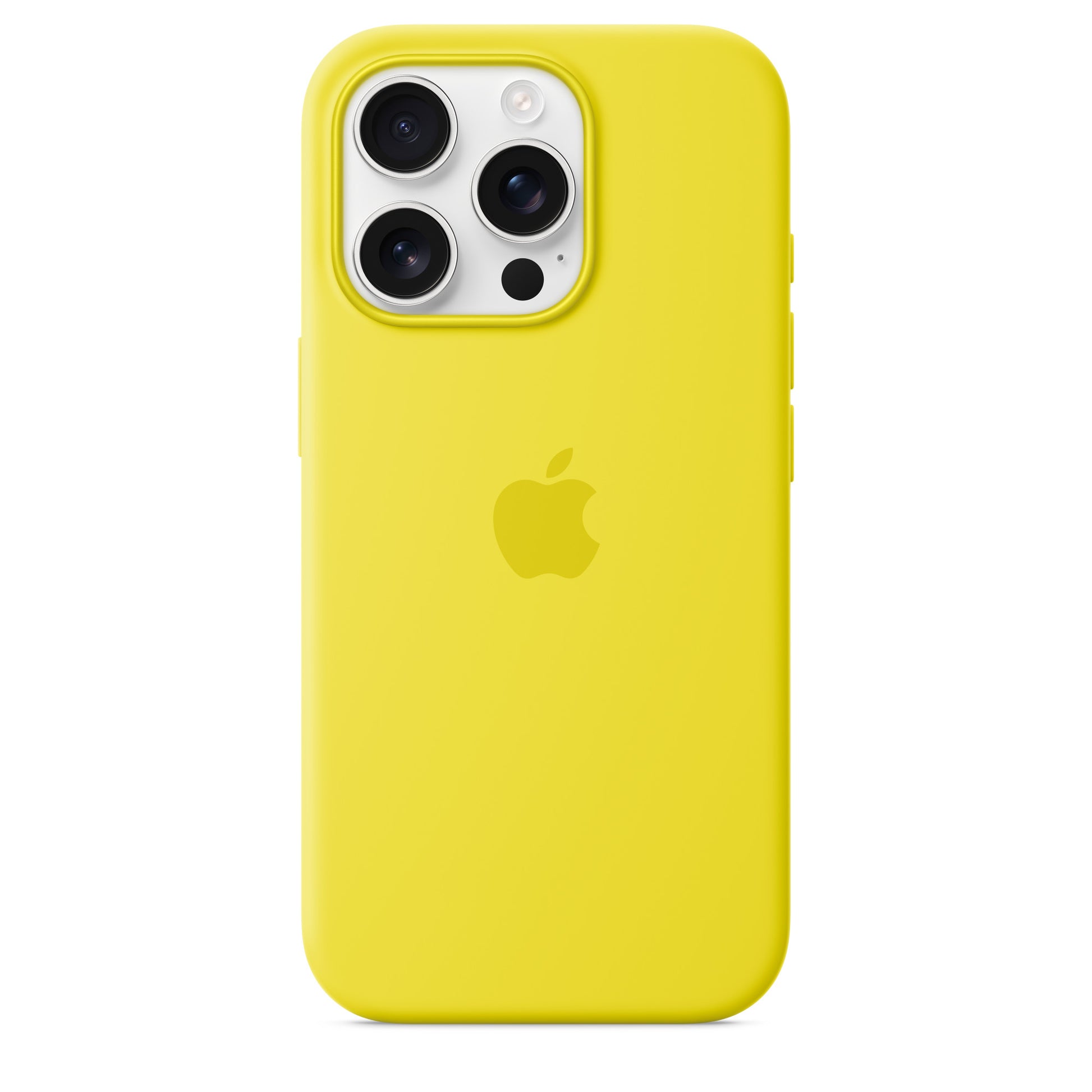 iPhone 16 Pro Silicon Magsafe Case with Camera Control Button & IC Working Animation) - Star Fruit