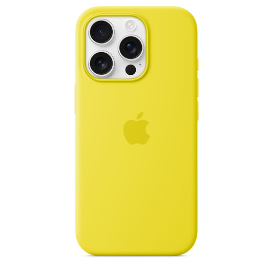 iPhone 16 Pro Silicon Magsafe Case with Camera Control Button & IC Working Animation) - Star Fruit