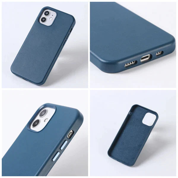 iPhone 13 Pro Max Leather Case with Logo