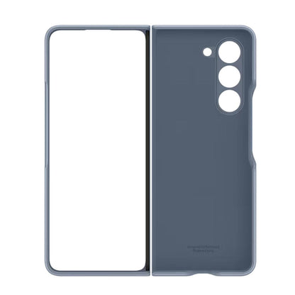 Samsung Galaxy Z Fold5 Leather Case, Eco Slim Fit Leather Back Cover - Sierra Blue