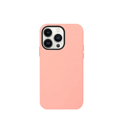 K-doo iPhone 15 Pro Max Leather Case Back Cover- Pink