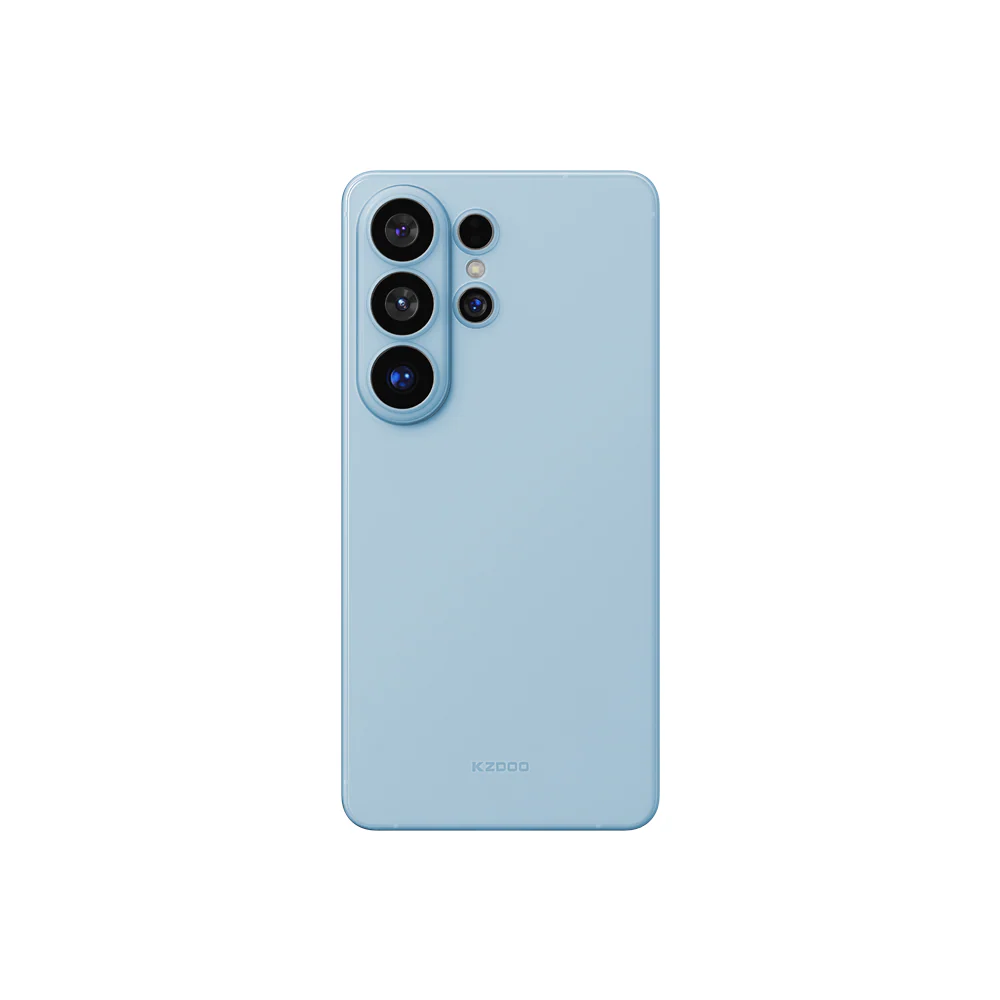 Samsung Galaxy S26 Ultra KZDOO Air Skin Ultra Thin Case with Camera Protection - Sky Blue/ Orange