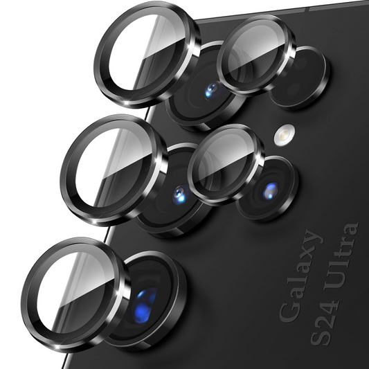 Metal Alloy HD Camera Ring Protector for Samsung S23 Ultra
