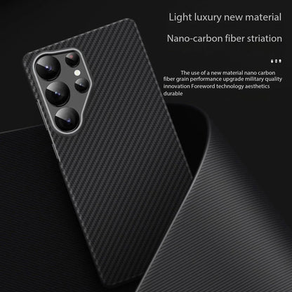 Samsung Galaxy S26 Ultra Carbon Fiber Case, Slim Thin Lightweight Minimalist Magsafe Case - Moonrise