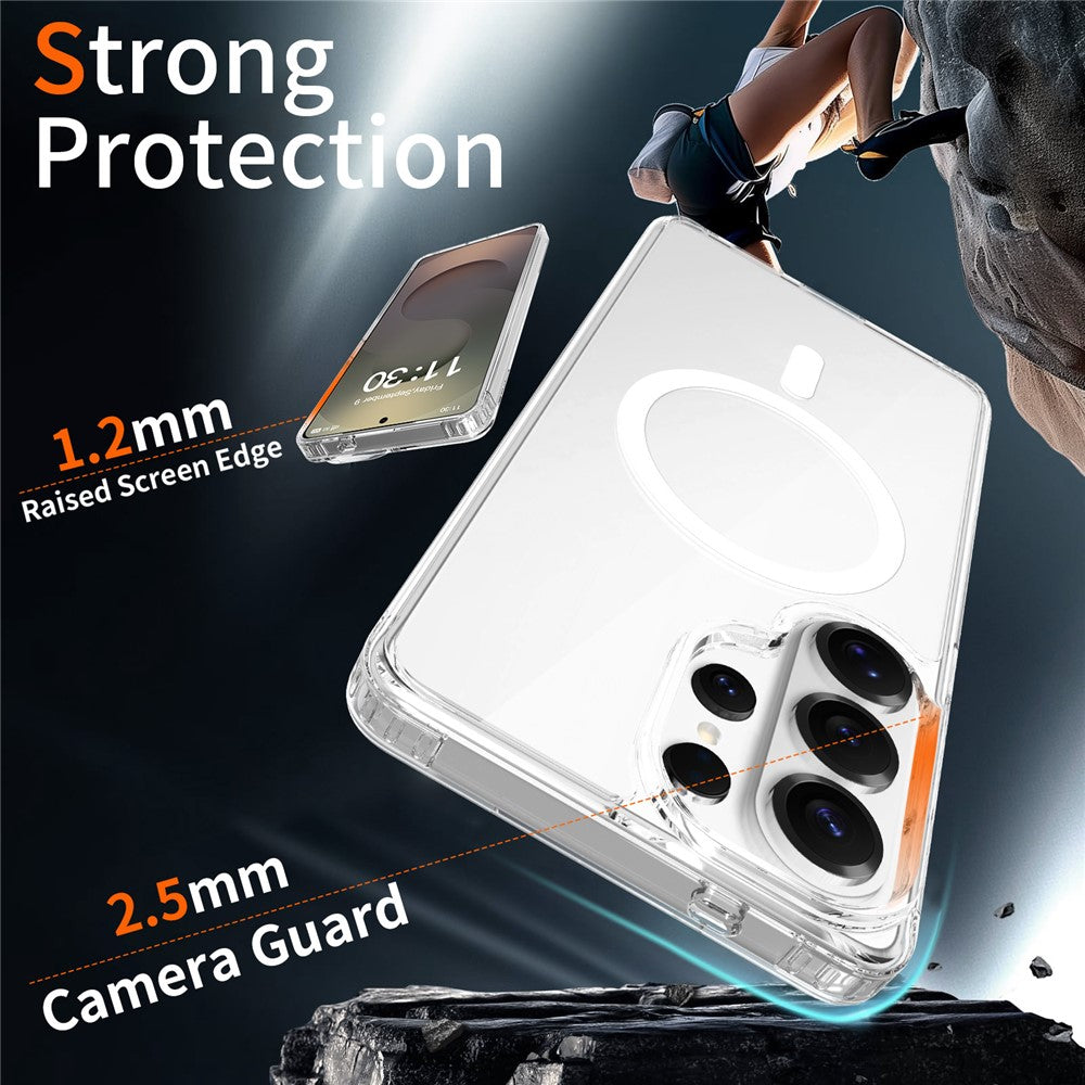 Samsung Galaxy S26 Ultra Crystal Clear Soft TPU Transparent Magsafe Cover