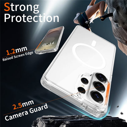 Samsung Galaxy S26 Ultra Crystal Clear Soft TPU Transparent Magsafe Cover
