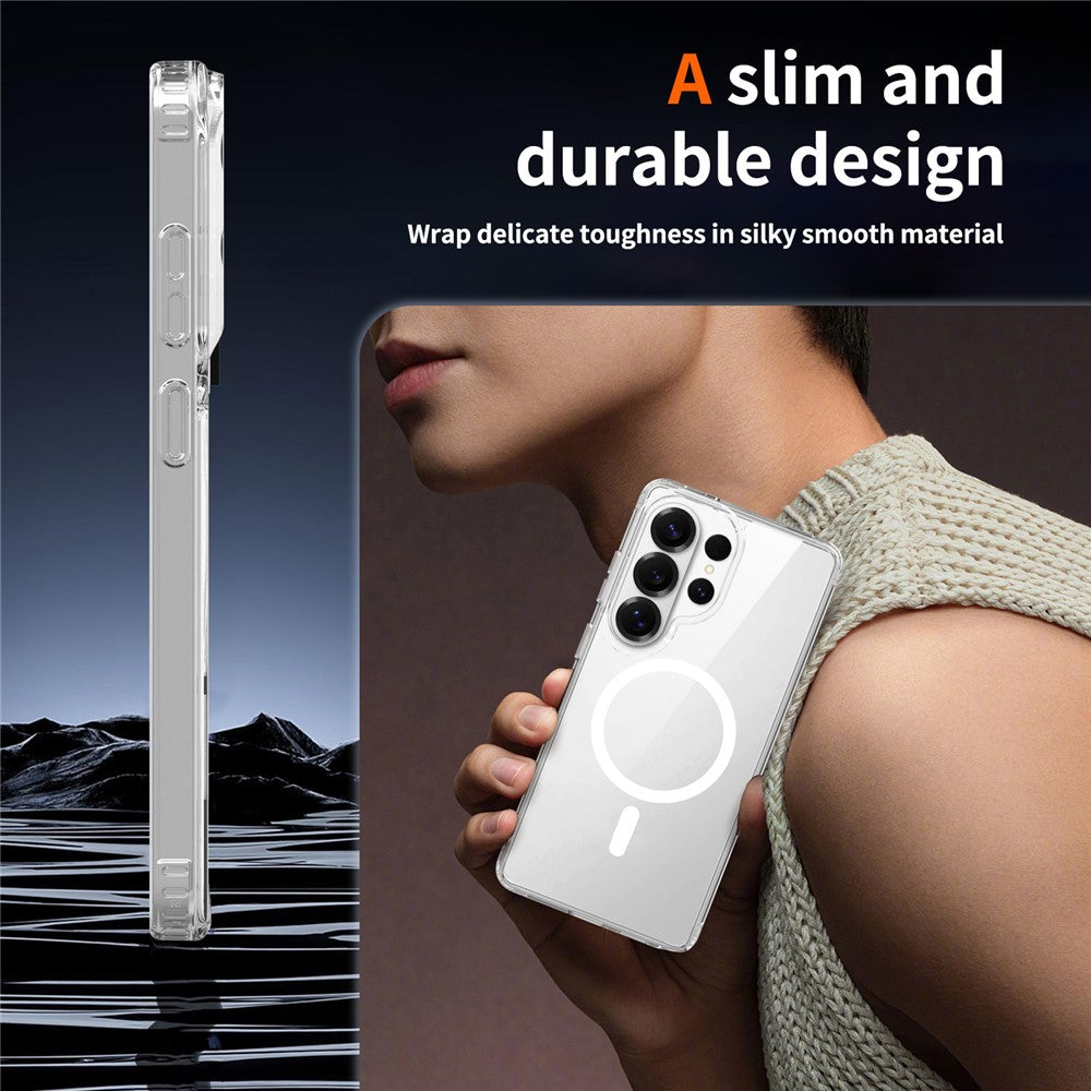 Samsung Galaxy S26 Ultra Crystal Clear Soft TPU Transparent Magsafe Cover