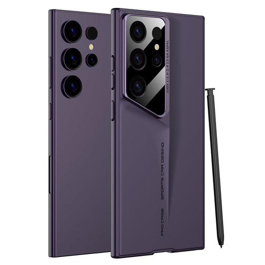 Samsung Galaxy S23 Ultra Anti Slip Ultra Thin Luxury Pro Car Case - Purple