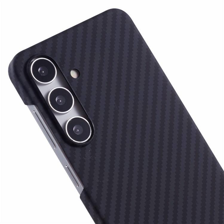 Samsung Galaxy S25 Carbon Case, X-level 0.6mm Thin Carbon Fiber Kevlar Case with Magsafe - Black