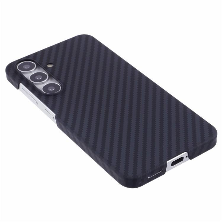 Samsung Galaxy S25 Carbon Case, X-level 0.6mm Thin Carbon Fiber Kevlar Case with Magsafe - Black