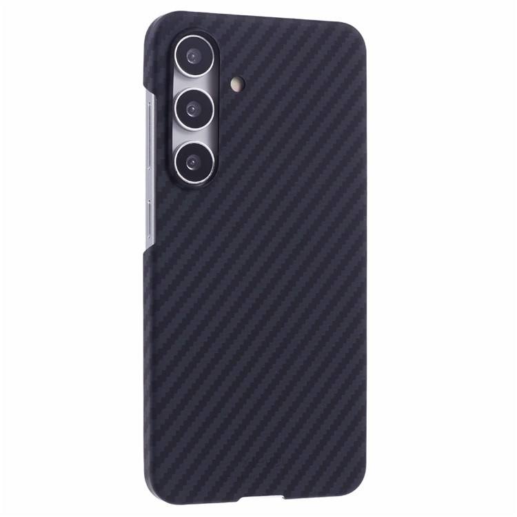 Samsung Galaxy S25 Carbon Case, X-level 0.6mm Thin Carbon Fiber Kevlar Case with Magsafe - Black