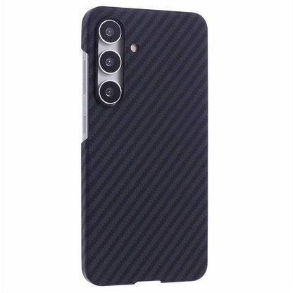 Samsung Galaxy S25 Carbon Case, X-level 0.6mm Thin Carbon Fiber Kevlar Case with Magsafe - Black