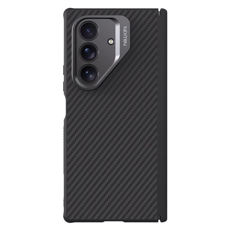 Samsung Galaxy Z Fold7 Nillkin Case, Carbon Aramid Fiber+TPU with Metal Camera Protection & Kickstand Magsafe