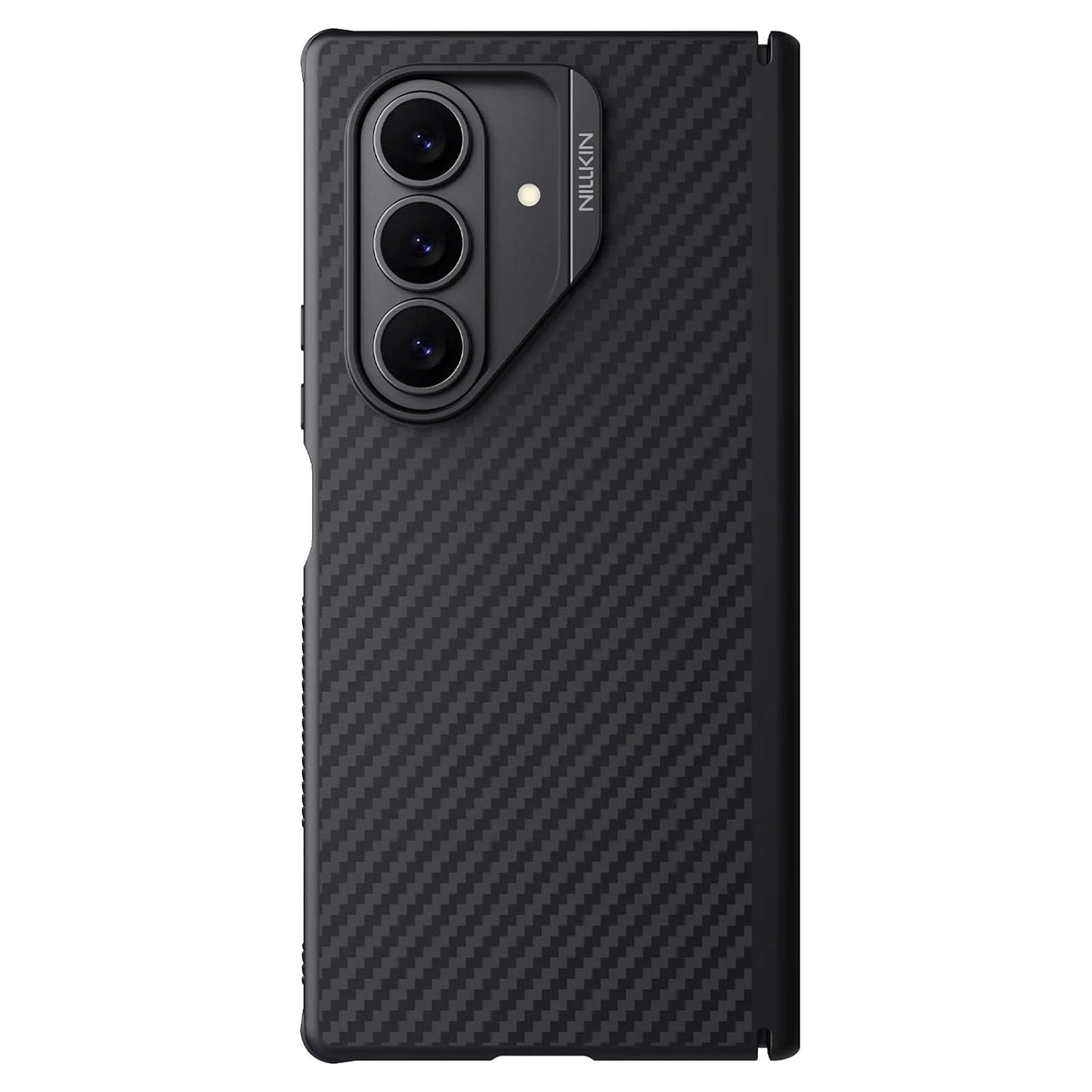Samsung Galaxy Z Fold7 Nillkin Cover, Synthetic Fiber Pro Aramid Carbon Tough with Magsafe - Black