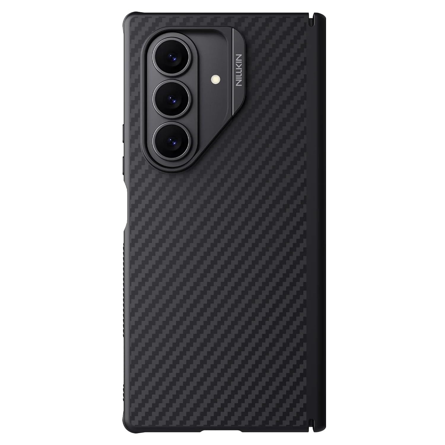 Samsung Galaxy Z Fold7 Nillkin Cover, Synthetic Fiber Pro Aramid Carbon Tough with Magsafe - Black