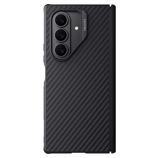Samsung Galaxy Z Fold7 Nillkin Cover, Synthetic Fiber Pro Aramid Carbon Tough with Magsafe - Black