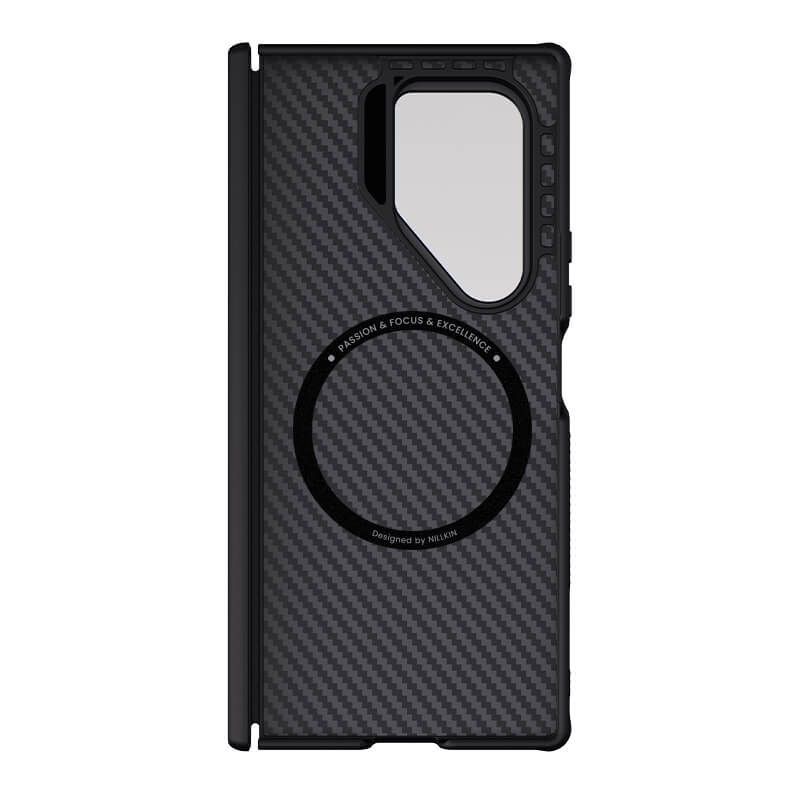 Samsung Galaxy Z Fold7 Nillkin Cover, Synthetic Fiber Pro Aramid Carbon Tough with Magsafe - Black