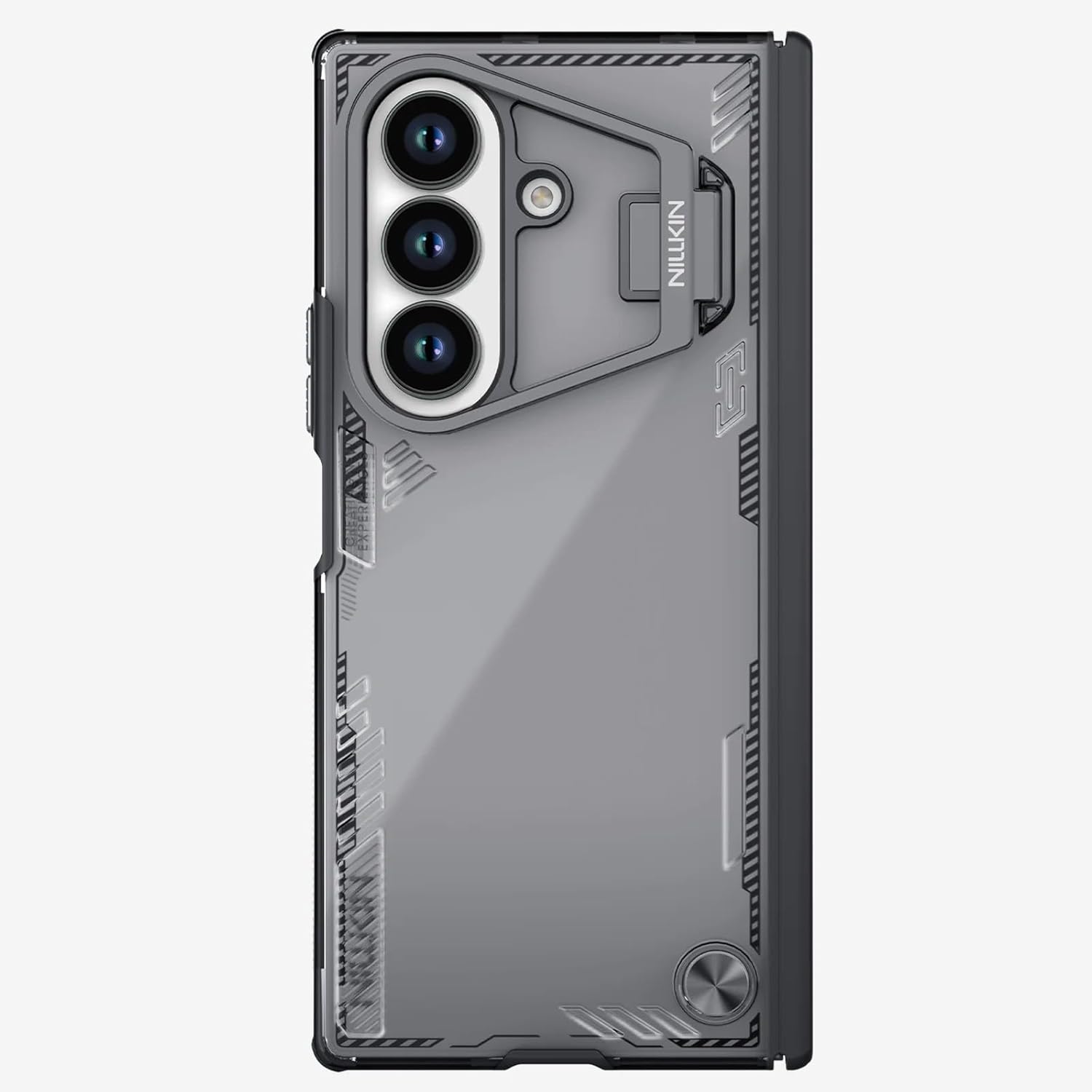 Samsung Galaxy Z Fold7 Nillkin ICE-BLADE Series Corner Air Bags + Aluminum Camera Protect Stand