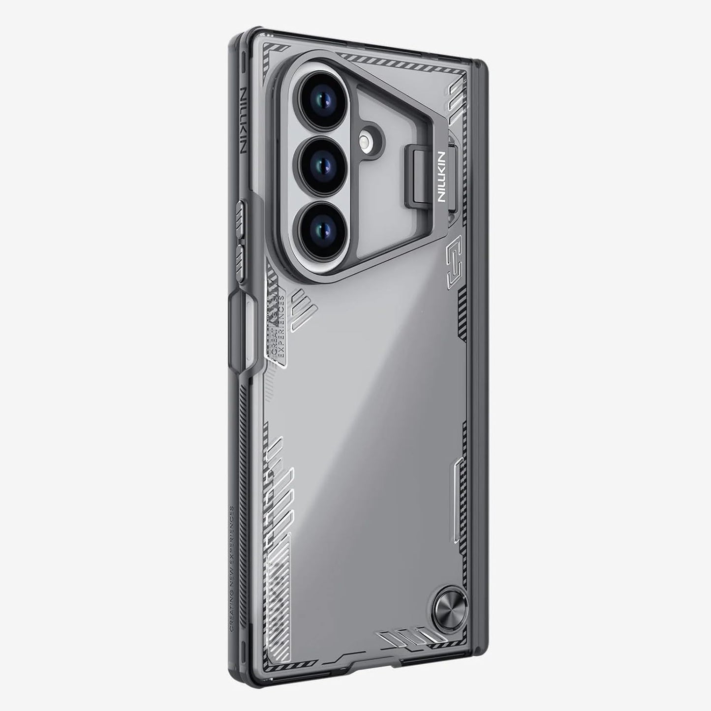 Samsung Galaxy Z Fold7 Nillkin ICE-BLADE Series Corner Air Bags + Aluminum Camera Protect Stand
