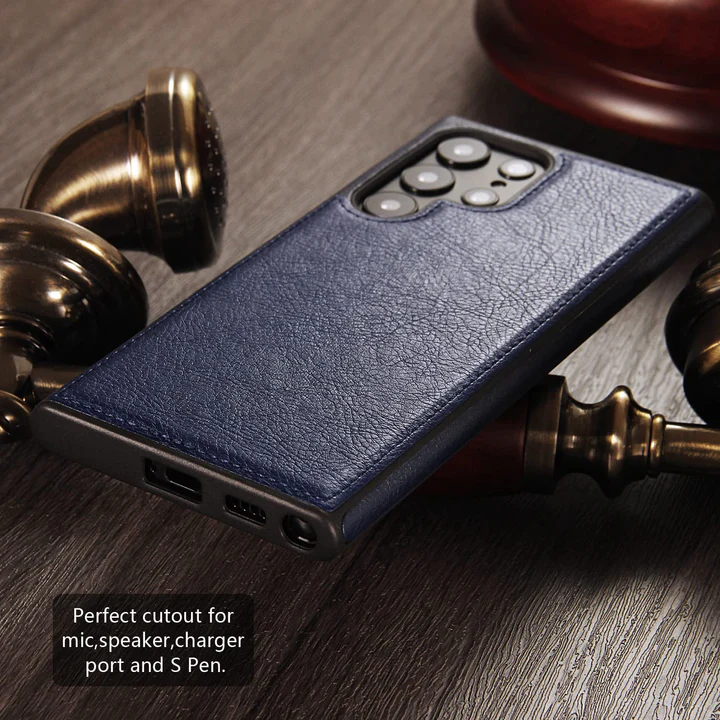 Samsung Galaxy S23 Ultra Super Slim Leather Case