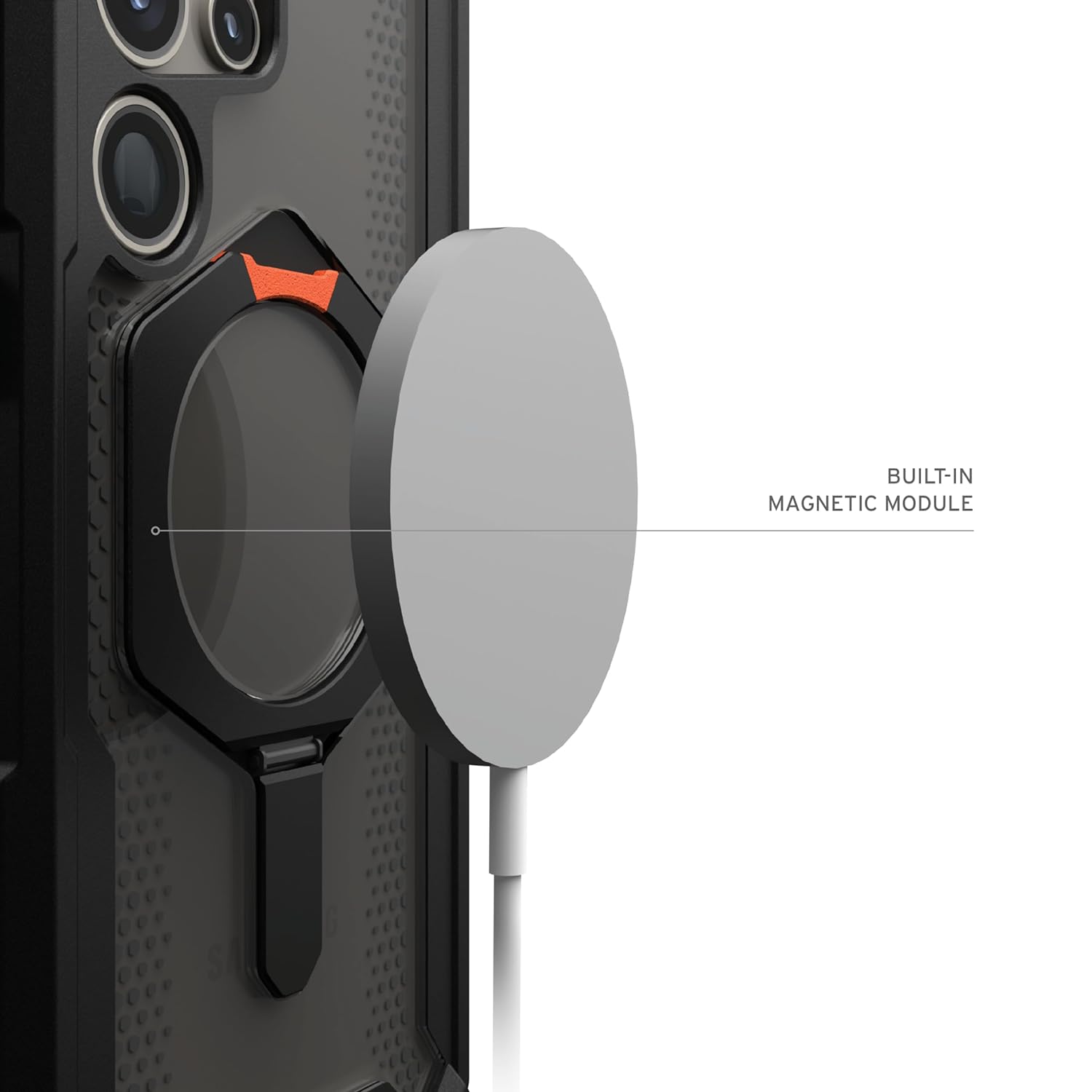 Samsung Galaxy S23 Ultra Plasma XTE Rugged Featherlight Shockproof Protective, Magnetic Ring Holder, Kickstand with Magsafe