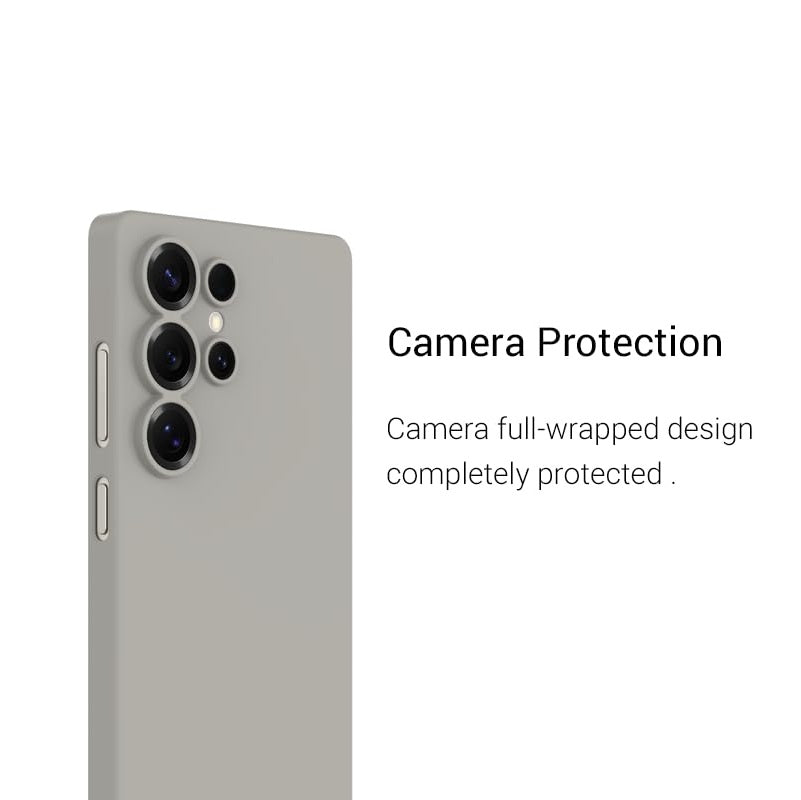 Samsung Galaxy S25 Ultra Kzdoo Air Skin 0.3mm Thick Paper Back Cover with Camera Protection