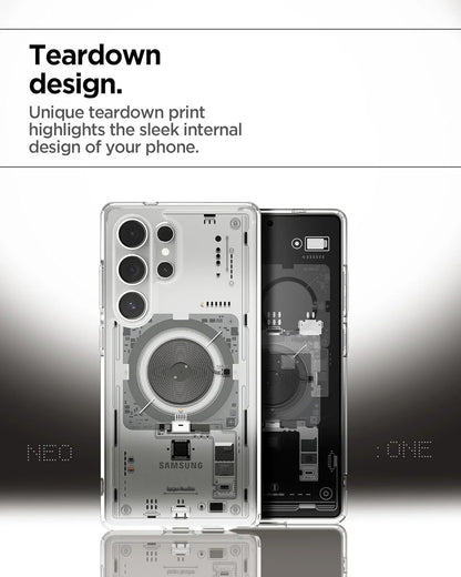 Samsung Galaxy S26 Ultra Neo One Machine Shockproof Case with Magsafe - Clear