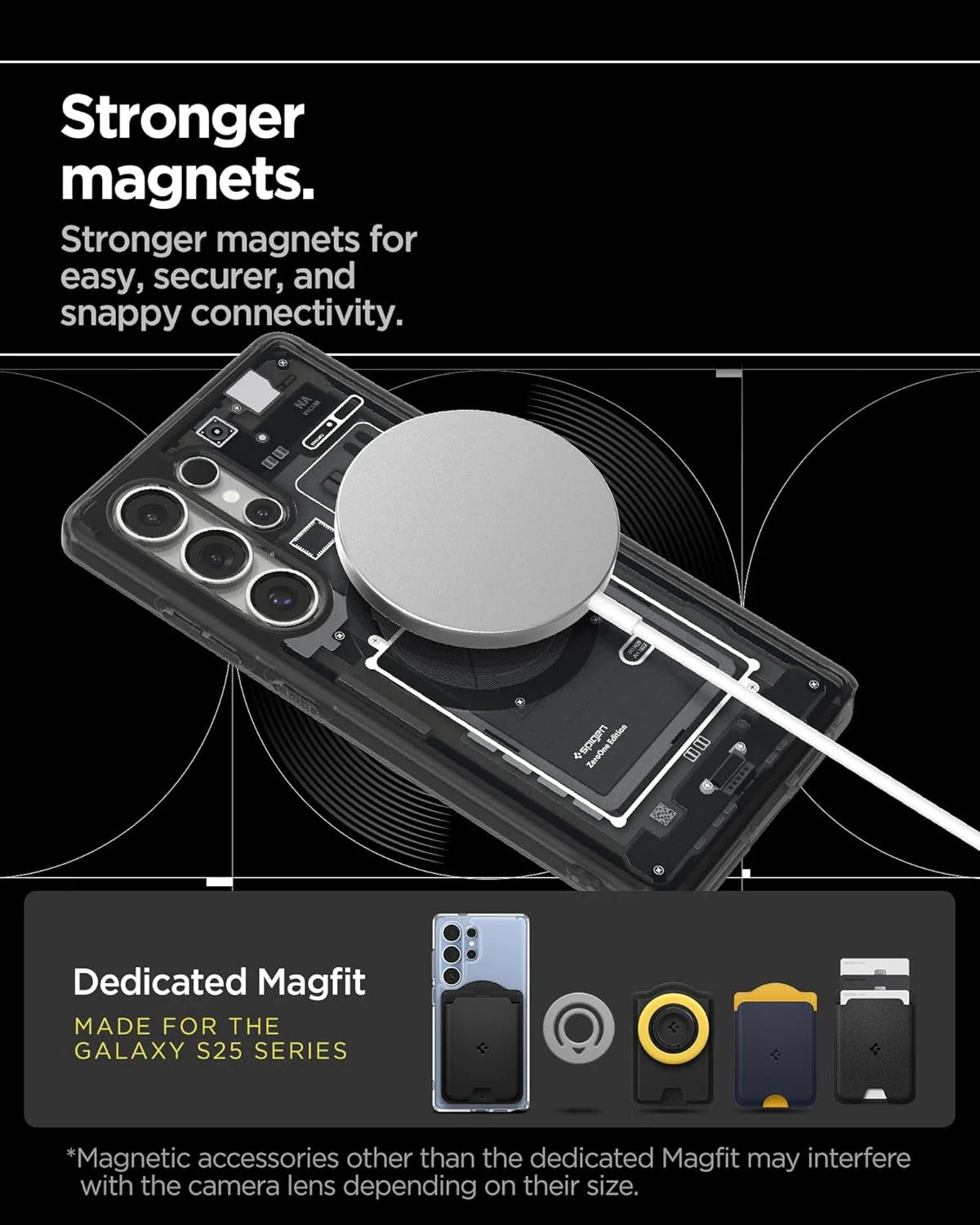 Samsung Galaxy S26 Ultra Neo One Machine Shockproof Case with Magsafe - Black
