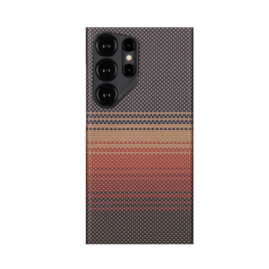 Samsung Galaxy S25 Ultra Sunset Tactile Woven Kevlar Case with MagSafe - Sunset