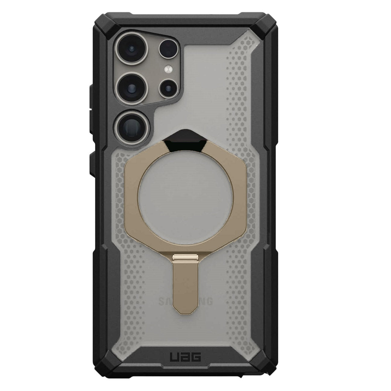 Samsung Galaxy S25 Ultra UAG Case, Plasma XTE Rugged Featherlight Shockproof Protective, Magnetic Ring Holder, Kickstand with Magsafe - ICE