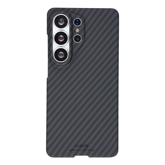 Samsung Galaxy S26 Ultra Carbon Case, X-Level Slim Flexible Carbon Nano Fiber with Magsafe - Black