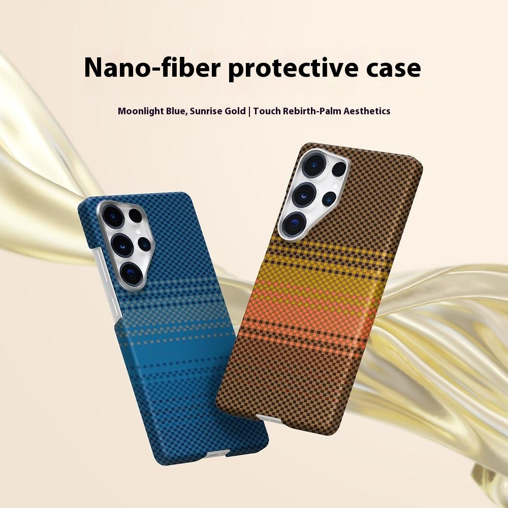 Samsung Galaxy S26 Ultra Carbon Fiber Case, Slim Thin Lightweight Minimalist Magsafe Case - Moonrise