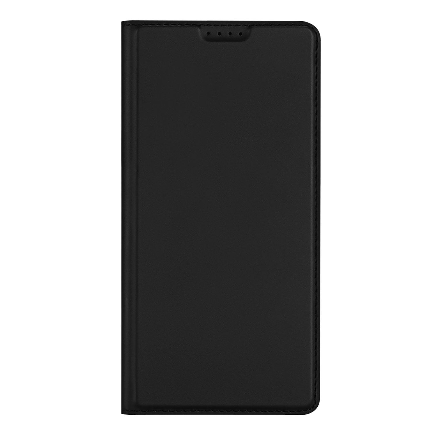 Samsung Galaxy S26 Ultra Leather Flip Case, Dux Ducis Skin Pro Series Card Slot Case with Kickstand - Black