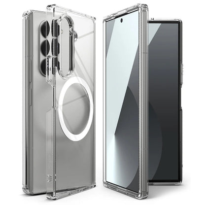 Samsung Galaxy Z Fold7 Cristal Clear Soft TPU Magnetic Magsafe Case - Transparent