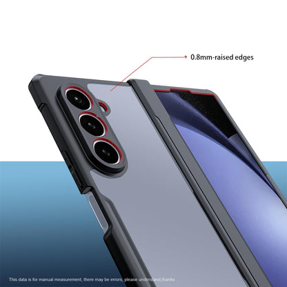 Samsung Galaxy Z Fold7 Hard PC Beetal Series Soft TPU Edges, Hinge, Non-Yellowing