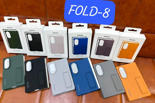 Samsung Z Fold8 Silicon Case Kickstand with Logo - Green