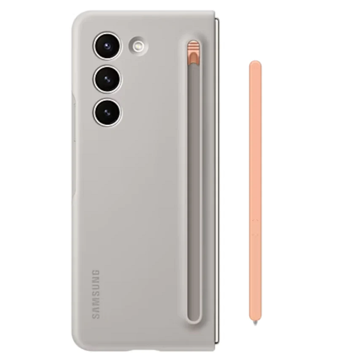 Samsung Galaxy Z Fold 3 Slim S-Pen Case- Light Grey