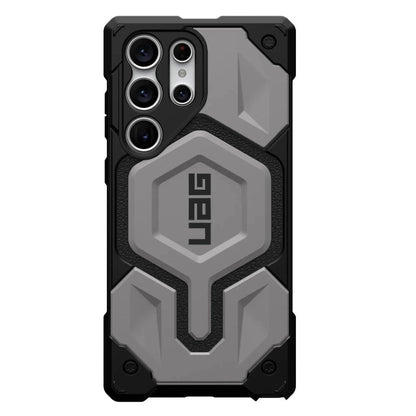 Samsung Galaxy S23 Ultra UAG Monarch Pro (Inner Leather) Case With Magsafe - Silver