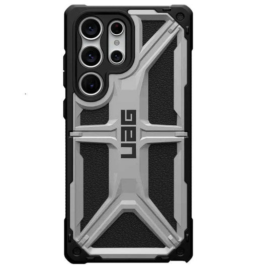 Samsung Galaxy S23 Ultra UAG Monarch Series Rugged Heavy Duty Armor Case - Silver