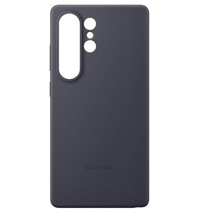 Samsung Galaxy S25 Ultra Leather Case, Premium Kindsuit Leather Soft Inner Lining, Sleek Design - Grey