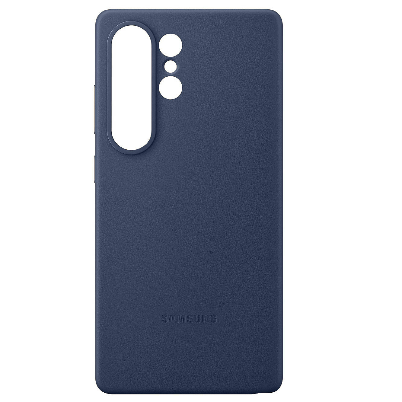 Samsung Galaxy S25 Ultra Leather Case, Premium Kindsuit Leather Soft Inner Lining, Sleek Design - Dark Blue