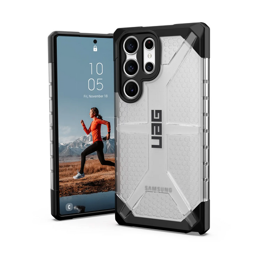 Samsung Galaxy S22 Ultra Rugged Heavy Duty Shockproof Protective Case UAG Plasma Series Case - Clear