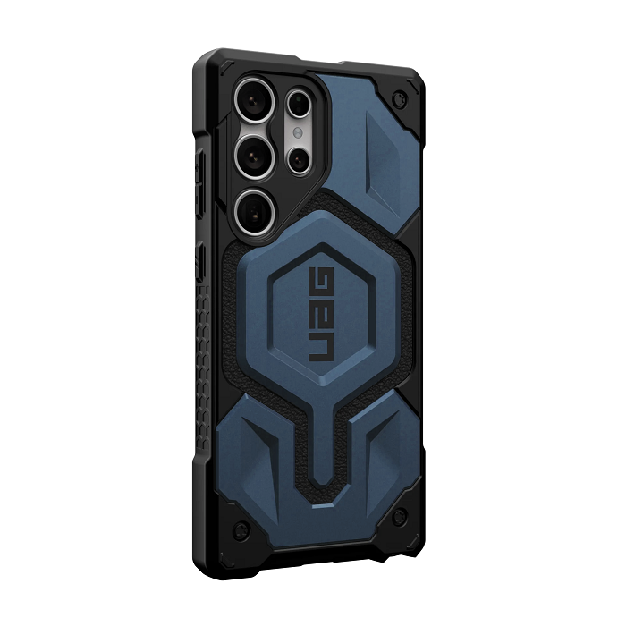 Samsung Galaxy S23 Ultra UAG Monarch Pro (Inner Leather) Case With Magsafe - Blue