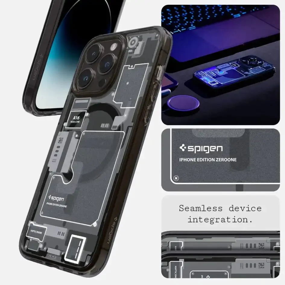iPhone 14 Pro Ultra Hybrid Zero One MagFit MagSafe Matte Shine Case