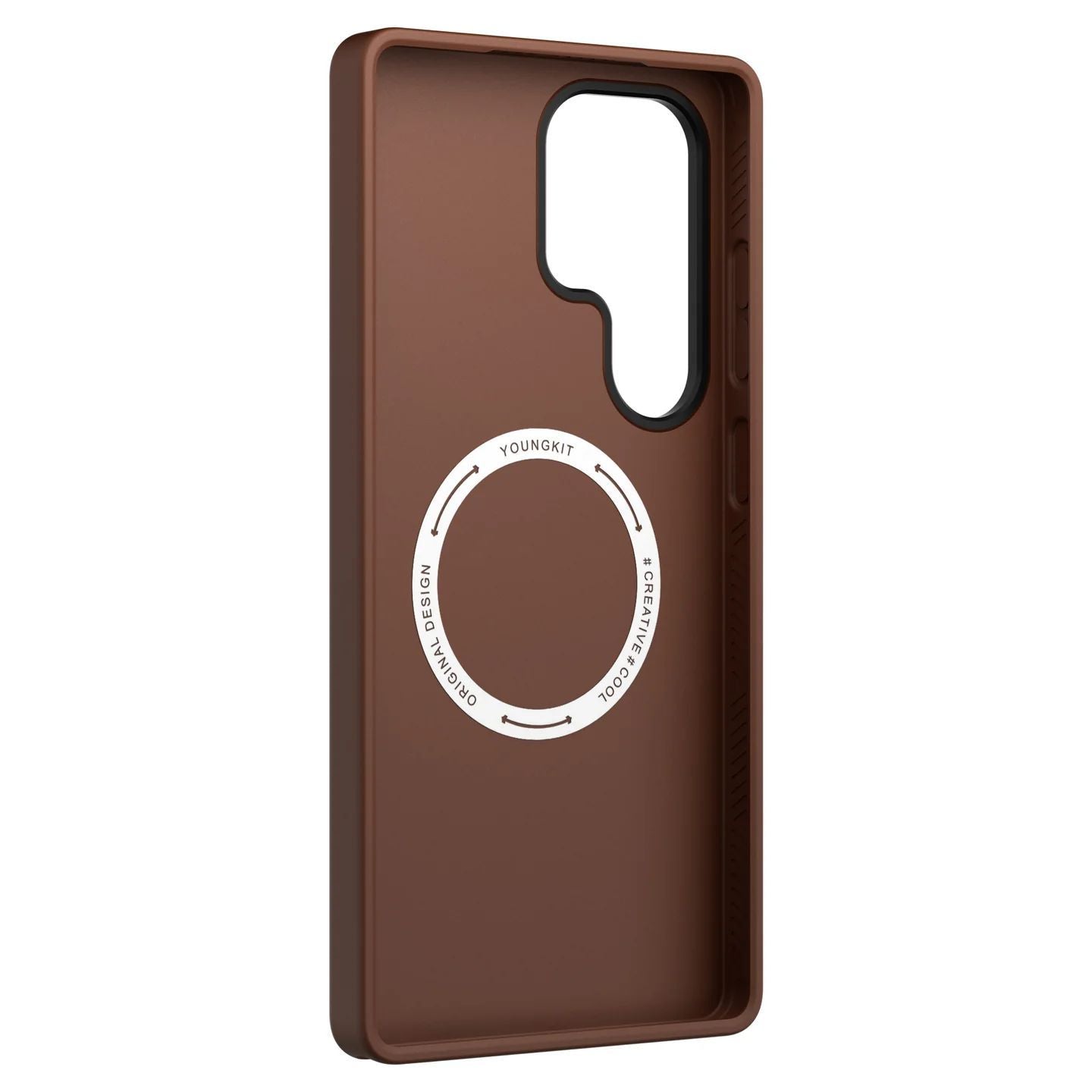 Samsung Galaxy S26 Ultra Youngkit Leather Case, Matte Leather Finish Youngkit Tech Leather with Magsafe