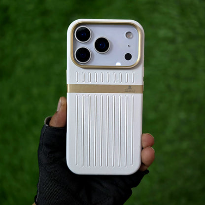 iPhone 17 Pro Max Shockproof Hard+PC SIBLING Series Back Cover - White