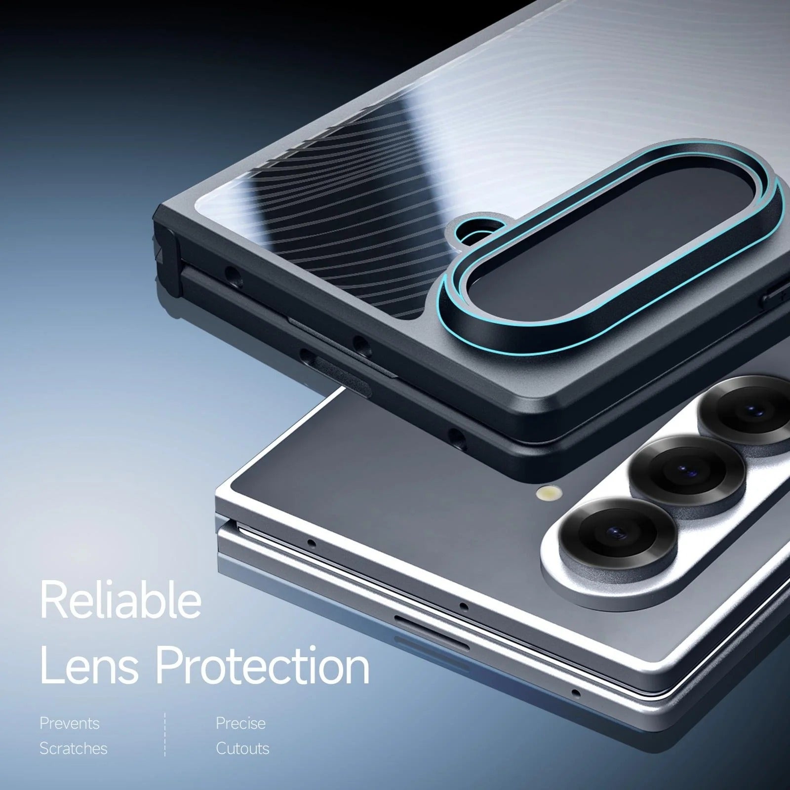 Samsung Galaxy Z Fold7 DUX DUCIS AIMO Series Anti Fingerprint Matte Finish Clear Case