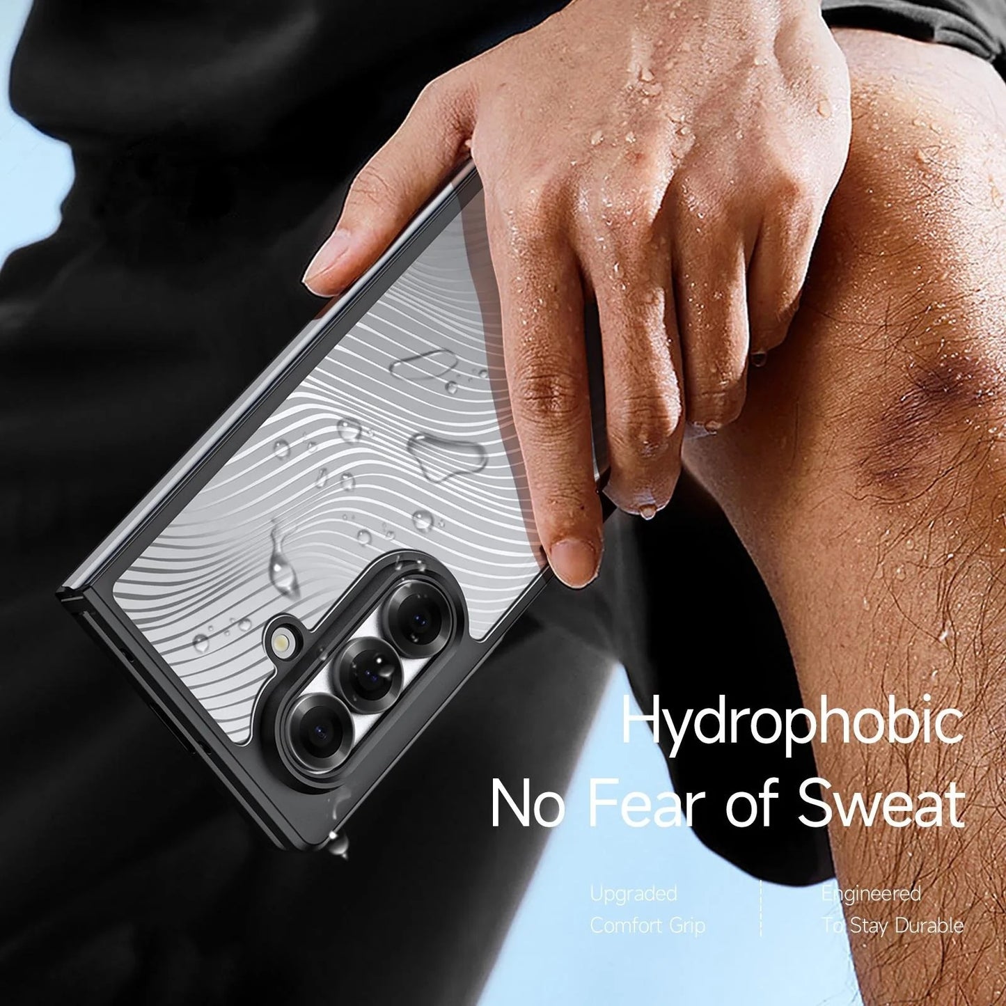 Samsung Galaxy Z Fold7 DUX DUCIS AIMO Series Anti Fingerprint Matte Finish Clear Case